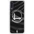 NBA Golden State Warriors Black Animal Print Galaxy A50 Clear Case